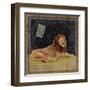 Lion-Lisa Ven Vertloh-Framed Art Print