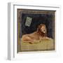 Lion-Lisa Ven Vertloh-Framed Art Print