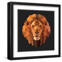 Lion-Lora Kroll-Framed Art Print