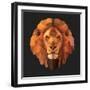 Lion-Lora Kroll-Framed Art Print