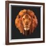 Lion-Lora Kroll-Framed Art Print