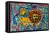 Lion-Brenda Brin Booker-Framed Stretched Canvas