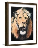 Lion-Vivien Rhyan-Framed Art Print