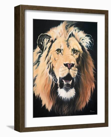 Lion-Vivien Rhyan-Framed Art Print