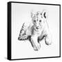 Lion-Vivien Rhyan-Framed Stretched Canvas