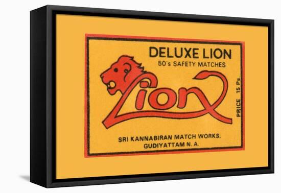 Lion-null-Framed Stretched Canvas