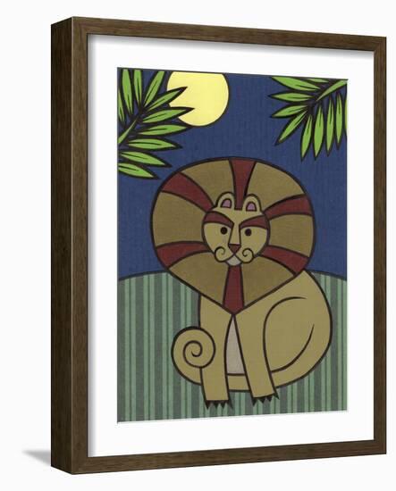 Lion-Denny Driver-Framed Premium Giclee Print