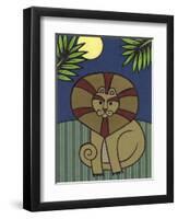 Lion-Denny Driver-Framed Giclee Print