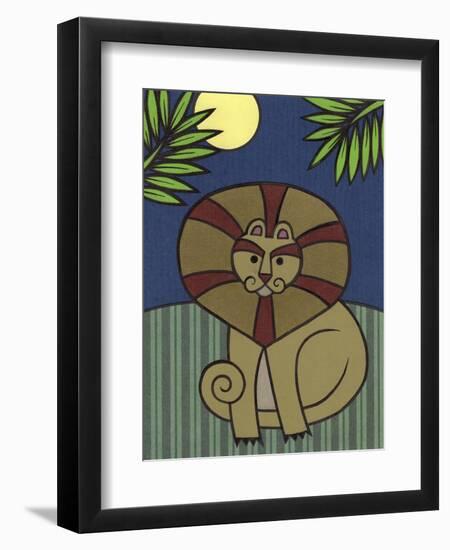 Lion-Denny Driver-Framed Giclee Print