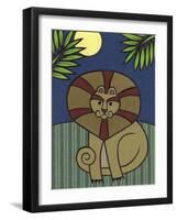 Lion-Denny Driver-Framed Giclee Print