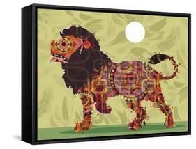 Lion-Teofilo Olivieri-Framed Stretched Canvas