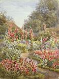 Hollyhocks-Lionel Charles Henley-Giclee Print