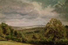 View on the River Sid, Near Sidmouth, C.1852-Lionel Constable-Framed Giclee Print