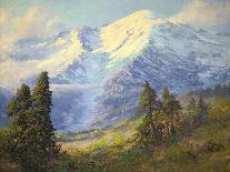 Mount Rainier-Lionel E. Salmon-Framed Stretched Canvas