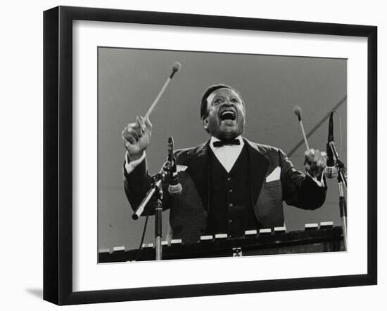 Lionel Hampton on the Vibraphone, Knebworth, Hertfordshire, July 1982-Denis Williams-Framed Photographic Print