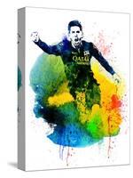 Lionel Messi I-Jack Hunter-Stretched Canvas