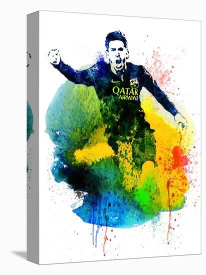 Lionel Messi I-Jack Hunter-Stretched Canvas