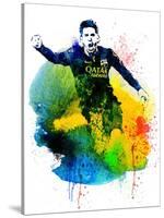 Lionel Messi I-Jack Hunter-Stretched Canvas