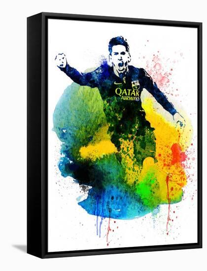 Lionel Messi I-Jack Hunter-Framed Stretched Canvas