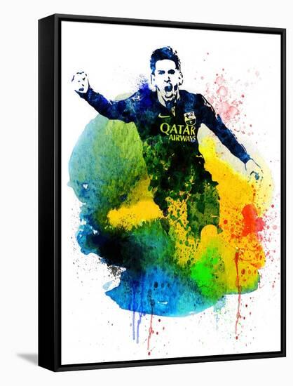 Lionel Messi I-Jack Hunter-Framed Stretched Canvas