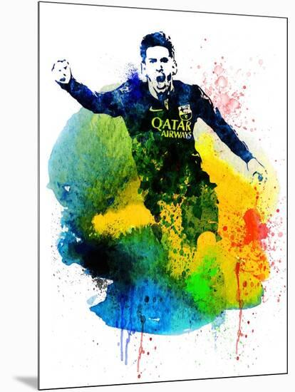 Lionel Messi I-Jack Hunter-Mounted Art Print