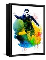 Lionel Messi I-Jack Hunter-Framed Stretched Canvas