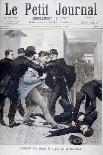 Assassination of a Policeman by an Anarchist, 1895-Lionel Noel Royer-Giclee Print