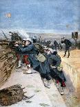 French Soldiers on Trench Warfare Manoeuvres, 1894-Lionel Noel Royer-Giclee Print