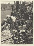 Unloading a French Herring-Boat at Boulogne-Lionel Percy Smythe-Giclee Print