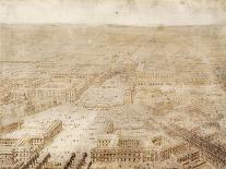 View of the Plan of Versailles from the Avenue De Paris, France-Lionello Balestrieri-Giclee Print