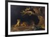 Lioness and Cave-George Stubbs-Framed Giclee Print