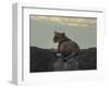 Lioness on the Road-Martin Fowkes-Framed Giclee Print