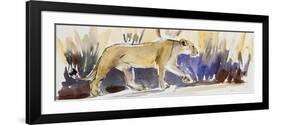 Lioness sketch, 2014-Francesca Sanders-Framed Giclee Print