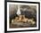 Lioness with Cubs-Harro Maass-Framed Giclee Print