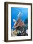 Lionfish (Pterois Miles)-Reinhard Dirscherl-Framed Photographic Print