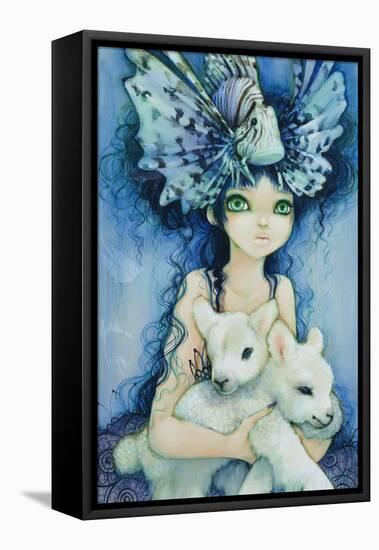 Lions and Lambs-Camilla D'Errico-Framed Stretched Canvas
