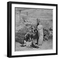 Lions Attacking Martyrs-null-Framed Giclee Print