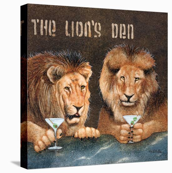 Lions Den-Will Bullas-Stretched Canvas