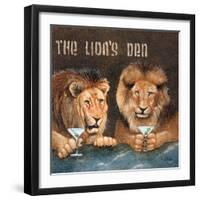 Lions Den-Will Bullas-Framed Giclee Print