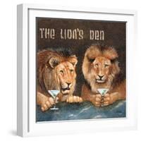 Lions Den-Will Bullas-Framed Giclee Print