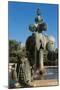 Lions' Fountain in Bloomfield Garden-null-Mounted Photographic Print