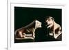 Lions, from Kerkouane, Tunisia, 3rd Century Bc-null-Framed Photographic Print