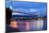 Lions Gate at Dusk-JamesWheeler-Mounted Photographic Print