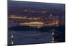 Lions Gate Bridge and downtown cityscape, Vancouver, British Columbia, Canada-Chuck Haney-Mounted Photographic Print