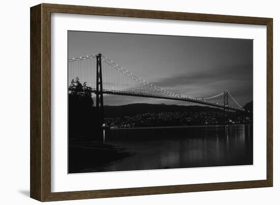 Lions Gate Bridge, Burrard Inlet, Vancouver, British Columbia-Paul Souders-Framed Photographic Print