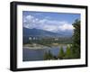 Lions Gate Bridge, Vancouver, British Columbia, Canada, North America-Harding Robert-Framed Photographic Print