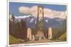 Lions Gate Bridge, Vancouver, British Columbia-null-Mounted Premium Giclee Print