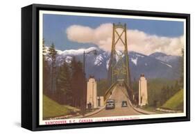 Lions Gate Bridge, Vancouver, British Columbia-null-Framed Stretched Canvas