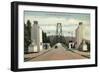 Lions Gate Bridge, Vancouver, British Columbia-null-Framed Art Print