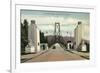 Lions Gate Bridge, Vancouver, British Columbia-null-Framed Premium Giclee Print